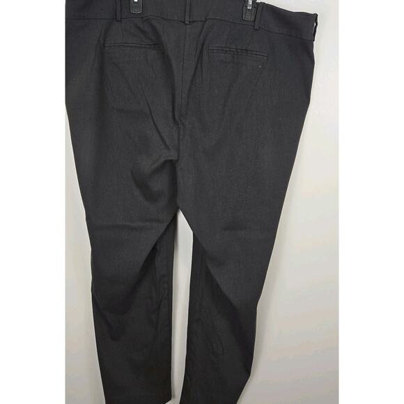 Lane Bryant Plus Size 28 Black Wide Leg Career Dress Pants 2 Button Classic - Picture 5 of 5